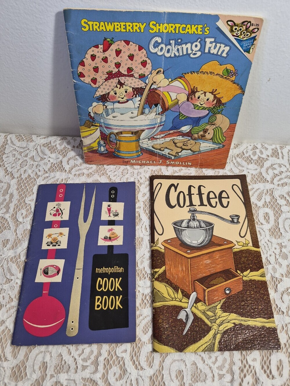 3 Vintage Cookbooks